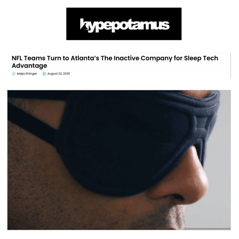 NFL Teams Turn to Atlanta’s The Inactive Company for Sleep Tech Advantage