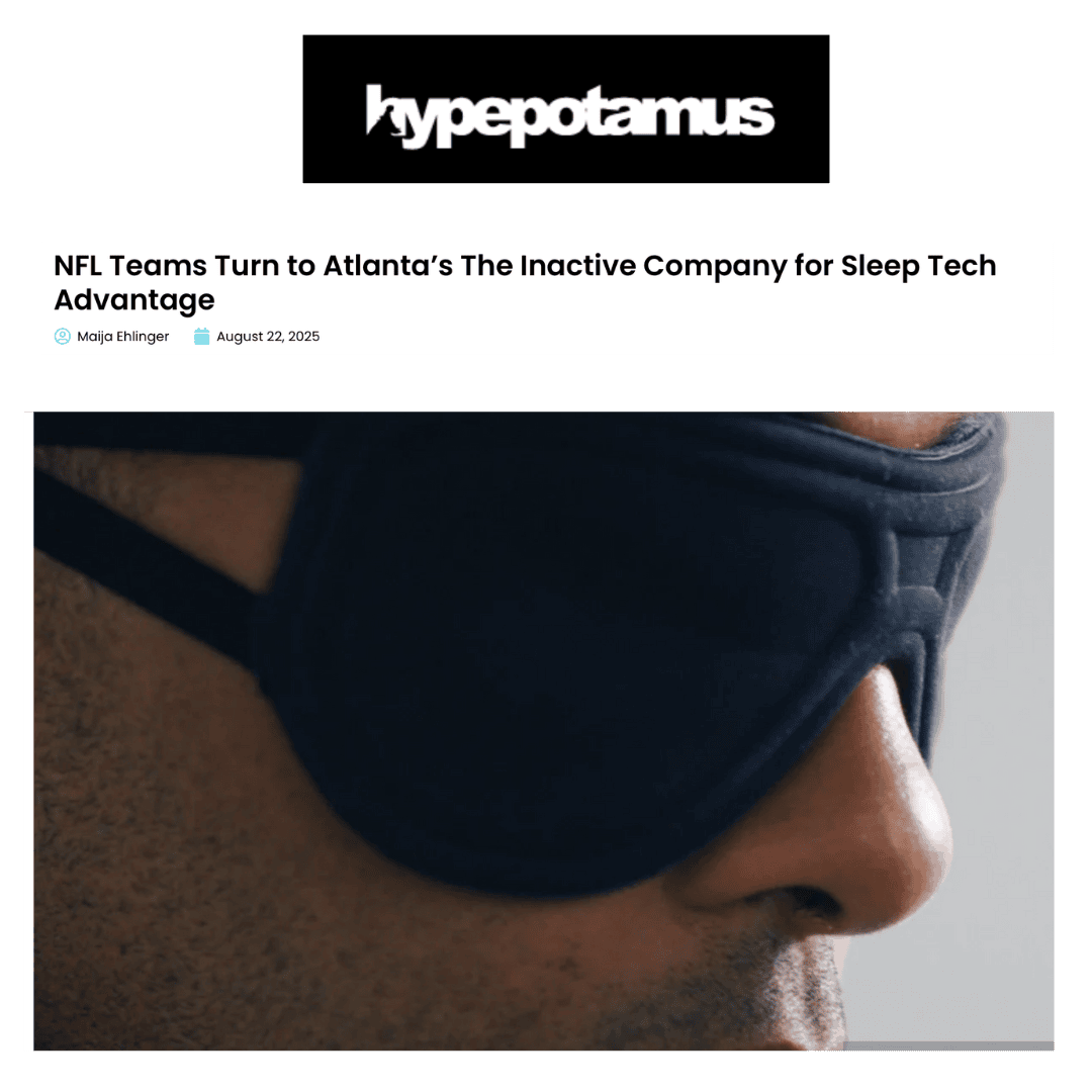 NFL Teams Turn to Atlanta’s The Inactive Company for Sleep Tech Advantage